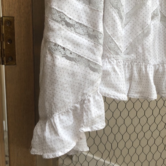 Free People White Voile and Lace Trapeze Slip Dress - Picture 6 of 10